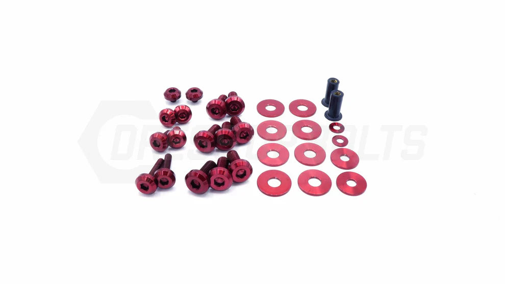 BMW E90, E92 & E93 3-Series Dress Up Bolts Titanium Hardware Hood Kit