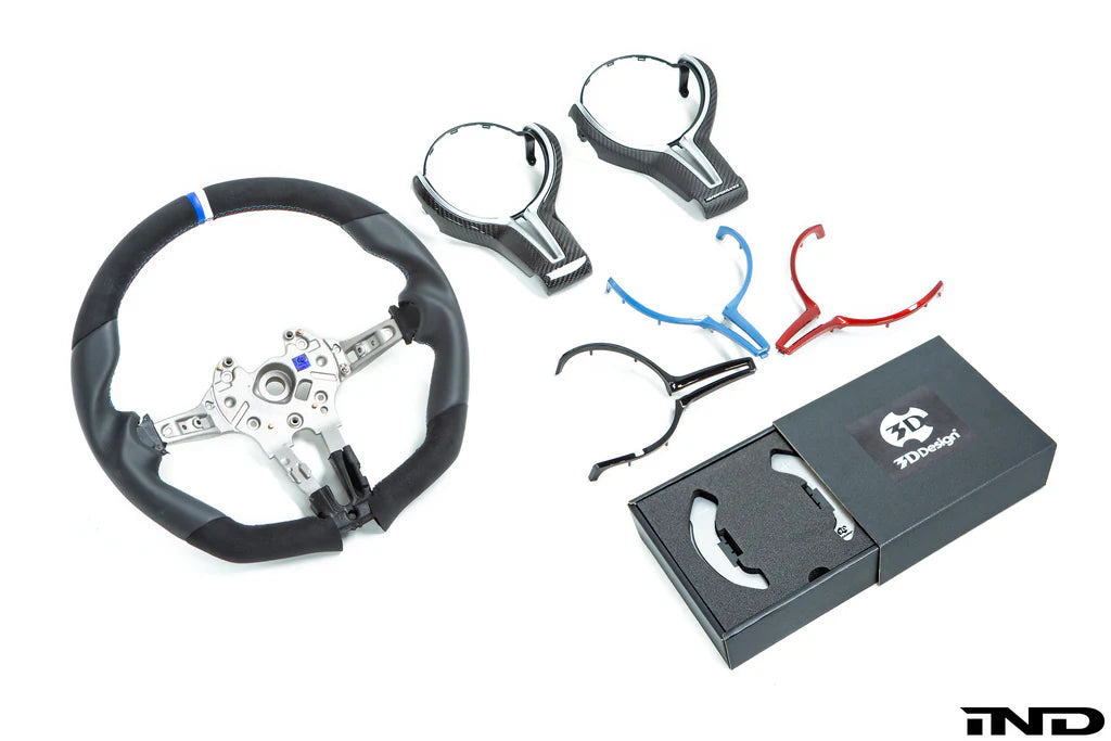 BMW F80 M3, F82/F83 M4 & F87 M2 3D Design Alcantara & Leather Steering Wheel