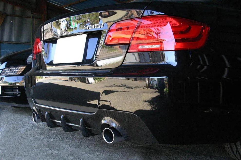 BMW E92 3-Series P-Style Carbon Fiber Diffuser