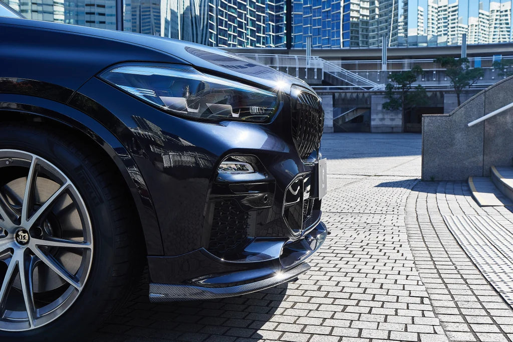 BMW G05 X5 3D Design Carbon Fiber Under Splitter Set