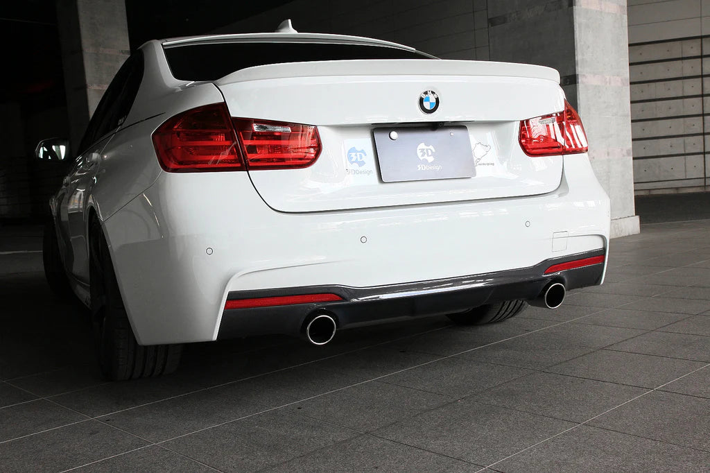 BMW F30 / F31 335i 3D Design M-Sport Carbon Fiber Rear Diffuser