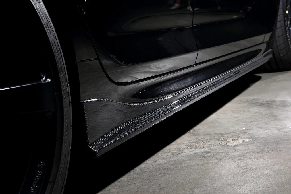 BMW F06 / F12 / F13 M6 3D Design M6 Carbon Fiber Side Skirt Set