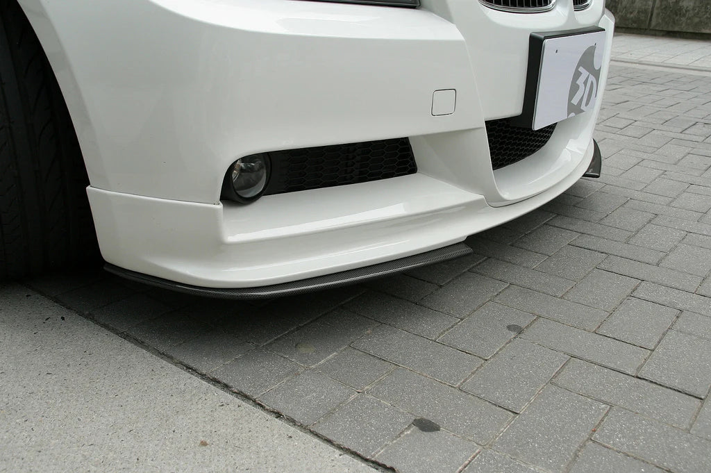 BMW E90 & E91 3-Series 3D Design M-Sport Carbon Fiber Under Splitter Set