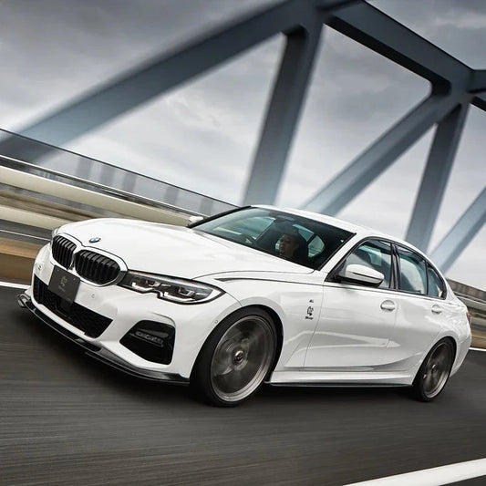 BMW G20 / G21 3-Series 3D Design M-Sport Carbon Under Splitter Set