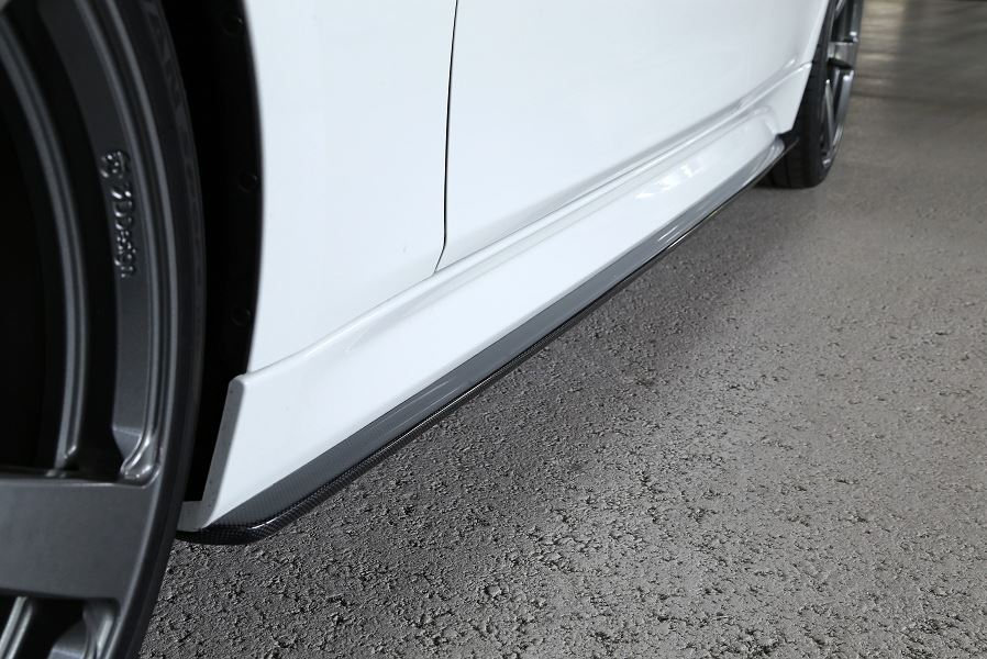 BMW F30 / F31 3-Series 3D Design M-Sport Carbon Fiber Side Skirt Set