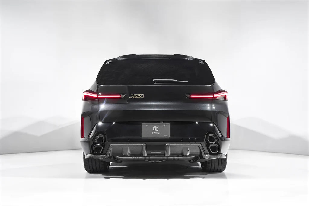 BMW G09 XM 3D Design Carbon Fiber Rear Spoiler