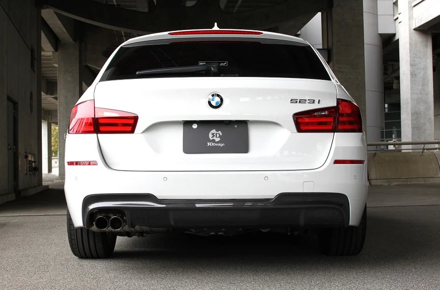 BMW F10 / F11 5-Series 3D Design Carbon Fiber Rear Diffuser