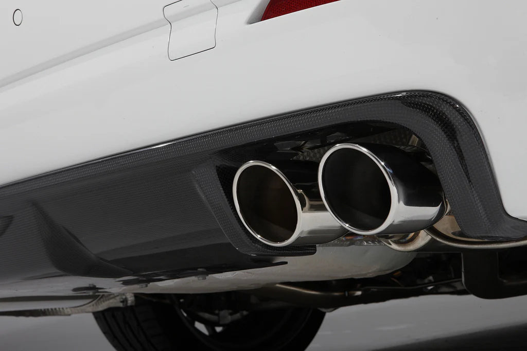 BMW F10 5-Series 3D Design 4 Tip Carbon Fiber Rear Diffuser