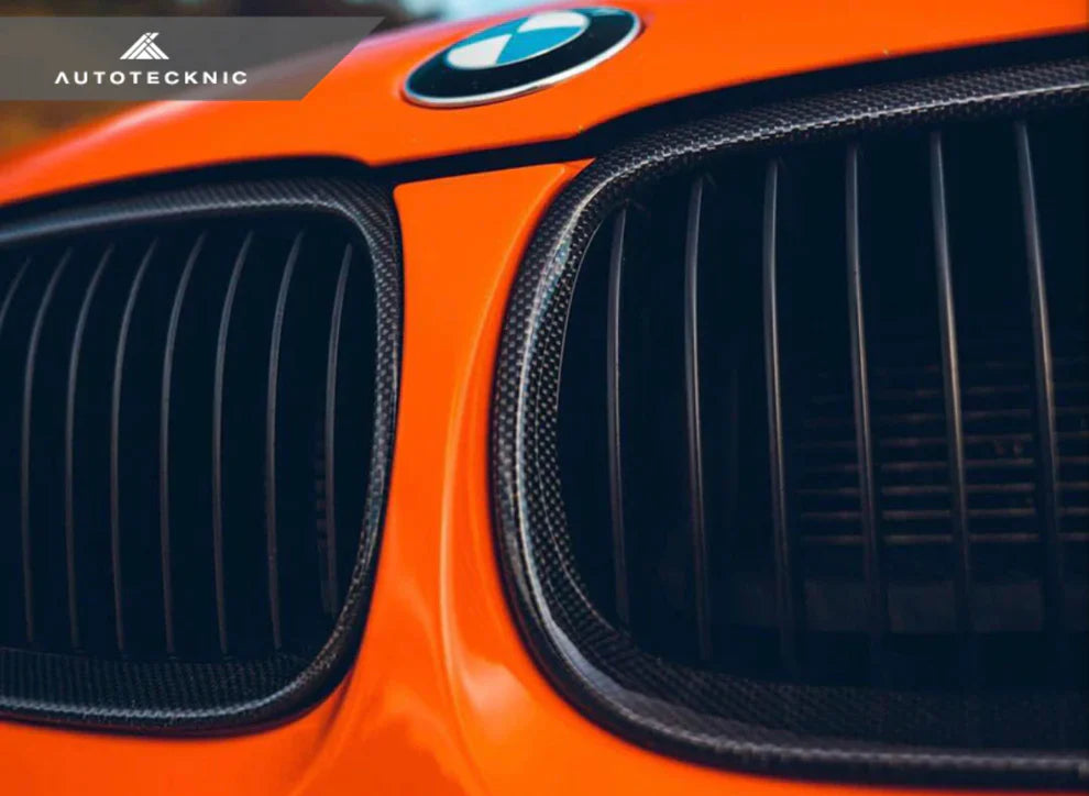 BMW E90, E92 & E93 M3 Autotecknic Carbon Fiber Fiber Grills