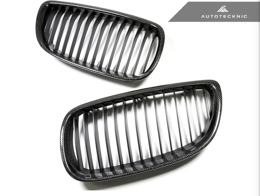 BMW E90, E92 & E93 M3 Autotecknic Carbon Fiber Fiber Grills