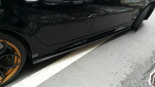 BMW E60 M5 D Style CF Side Skirt Extensions