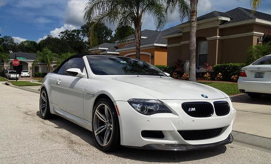 BMW E63/E64 M6 V Style Carbon Fiber Front Lip