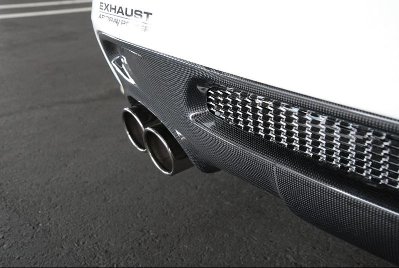 BMW E82 1-Series 3D Design M-Sport Carbon Fiber Rear Diffuser