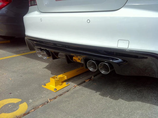 BMW E82 1-Series H Style Carbon Fiber Diffuser