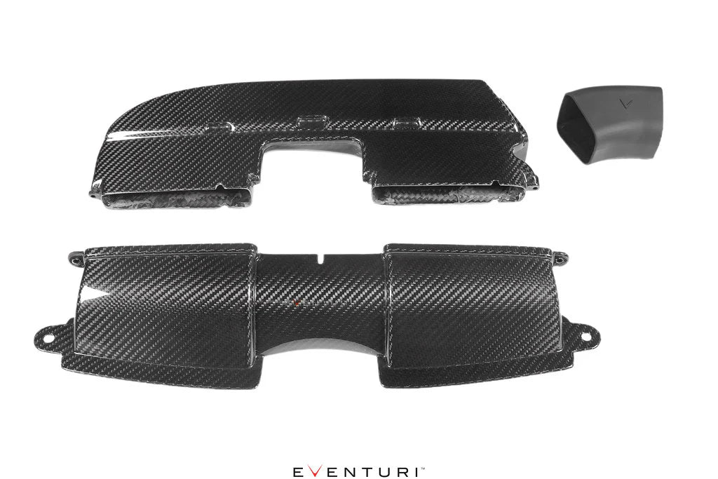 BMW E90 M3 & E92 M3 & E93 M3 Eventuri Gloss Carbon Fiber Ducts
