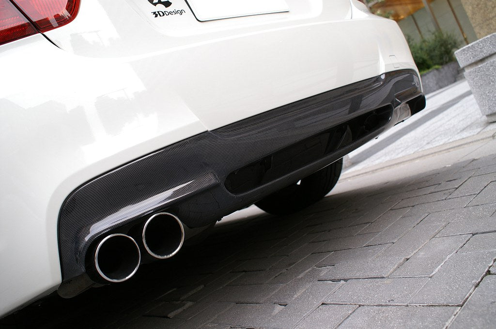 BMW E90 & E91 3-Series 3D Design M-Sport Carbon Fiber Rear Diffuser