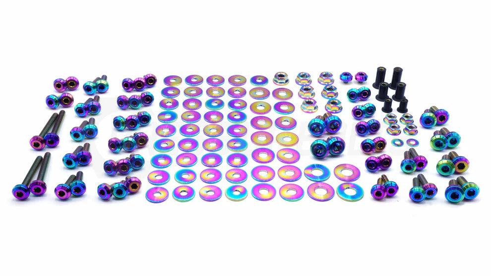 BMW E9X 3-Series Dress Up Bolts Titanium Hardware Engine Bay Kit