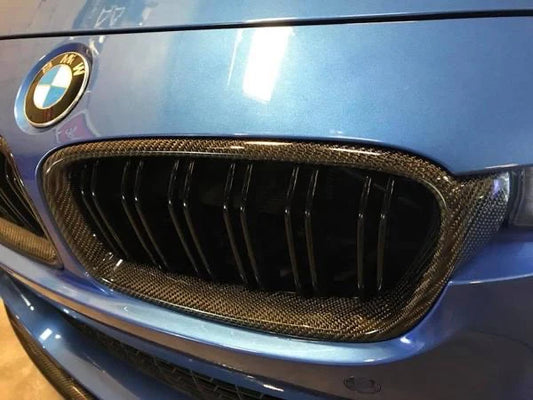 BMW F-Series F30, F31, F32, F33, F80 M3, F82 M4 & F83 M4 Carbon Fiber F8X Style Grills