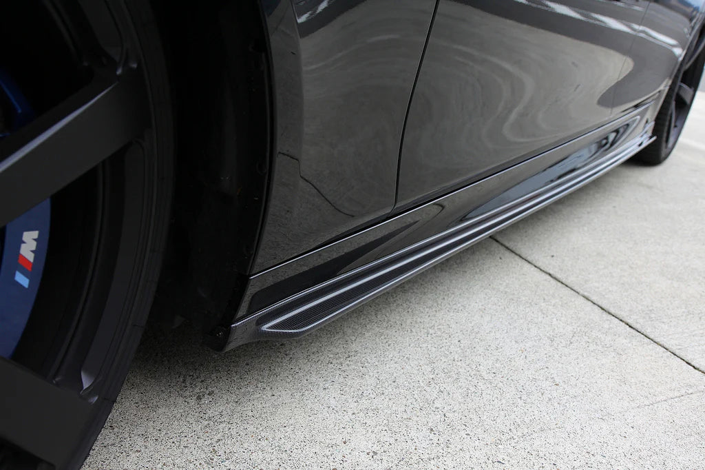 BMW F10 M5 3D Design Carbon Fiber Side Skirt Set