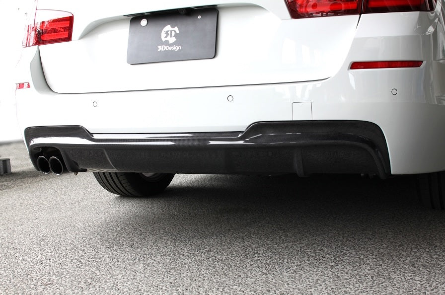 BMW F10 / F11 5-Series 3D Design Carbon Fiber Rear Diffuser