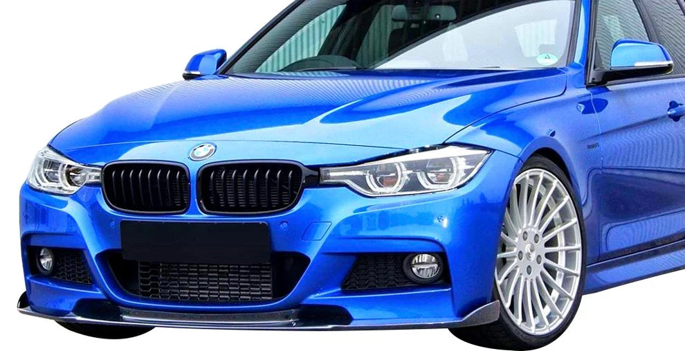 BMW F30 3-Series H Style Carbon Fiber Front Lip