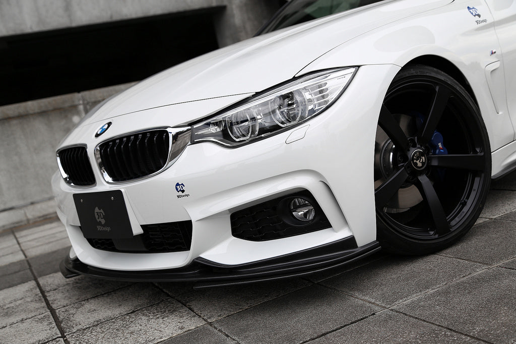 BMW F32 / F36 4-Series 3D Design M-Sport Carbon Fiber Front Lip