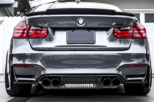 BMW F80 M3 & F30 3-Series V3 Carbon Fiber Spoiler