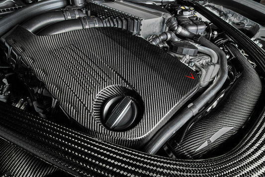 BMW F80 M3 & F82 M4 & F83 M4 S55 Eventuri Black Carbon Fiber Engine Cover