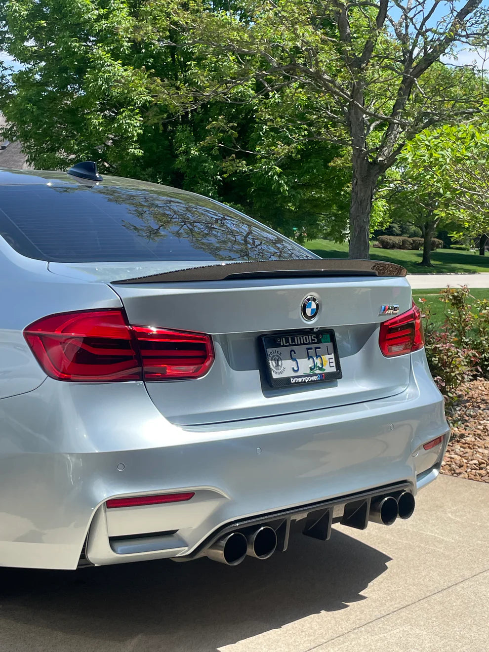 BMW F80 M3 & F82/F83 M4 Autotecknic Extended Fin Carbon Fiber Rear Diffuser