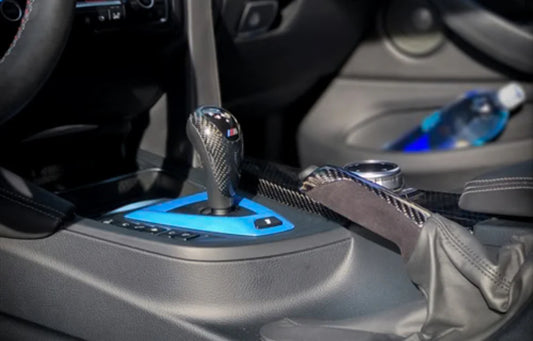 BMW F80 M3 & F82/F83 M4 & F87 M2 Autotecknic Paint Matched Alcantara DCT Shift Console Trim