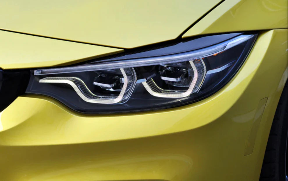 BMW F80 M3 & F82/F83 M4 & F3X 4-Series Autotecknic Carbon Fiber Headlight Covers