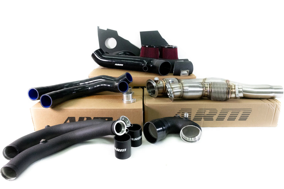 BMW F80 M3 & F82/F83 M4 & F87 M2 ARM S55 FBO Full Bolt On Kit (Downpipes, Charge Pipes, Intakes & J Pipe)
