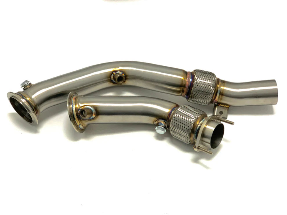 BMW F80 M3 & F82/F83 M4 & F87 M2 S55 MAD Downpipes W/Flex Section