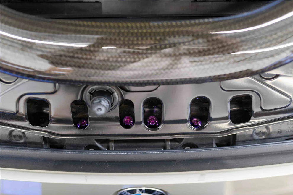 BMW F80 M3 & F82/F83 M4 & F87 M2 Titanium Engine Dress Up Hardware Kit