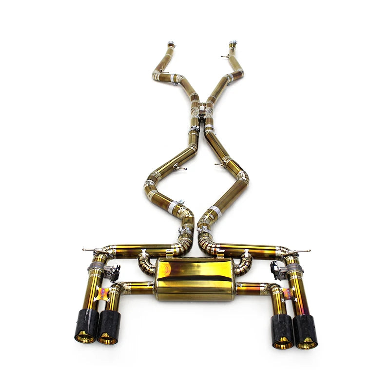 BMW F85/F86 X5M/X6M MBS Stainless Steel & Titanium Valved Exhaust System