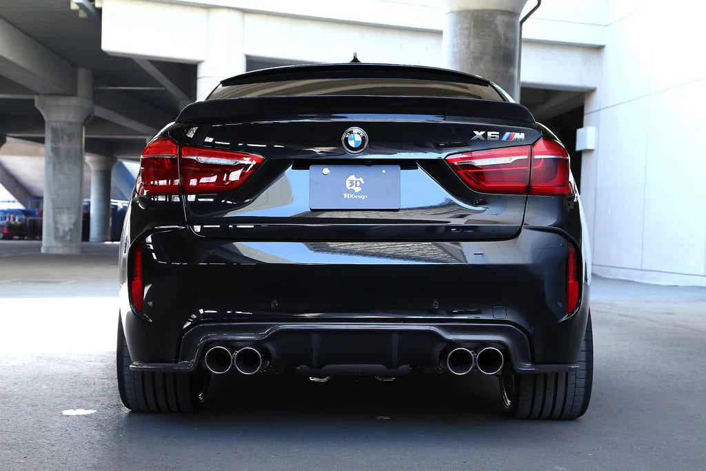 BMW F86 X6M 3D Design Carbon Fiber Rear Diffuser