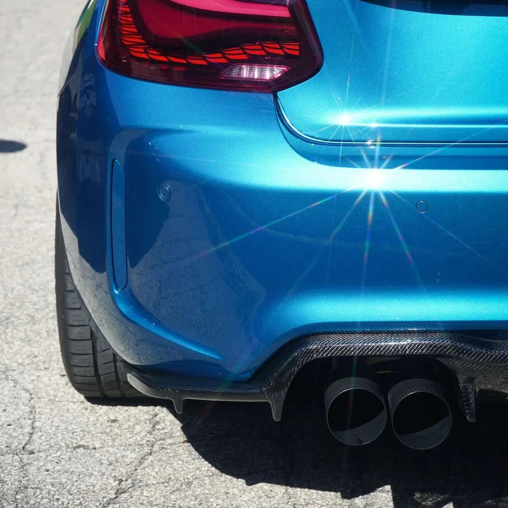 BMW F87 M2 Dinan Free Flow Stainless Steel Exhaust w/ Black Tips