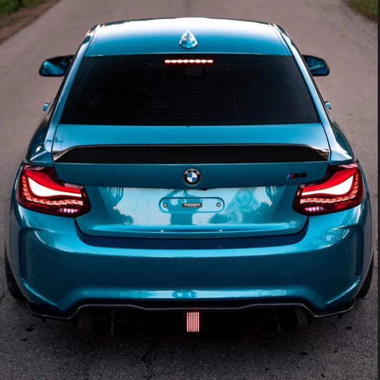 BMW F87 M2 F1 Style LED Carbon Fiber Diffuser