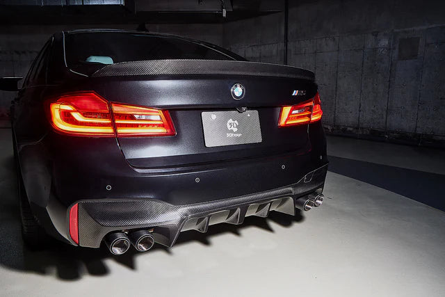 BMW F90 M5 3D Design Carbon Fiber Rear Diffuser