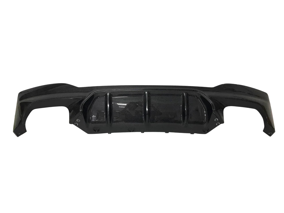 BMW F90 M5 E Style Carbon Fiber Rear Diffuser