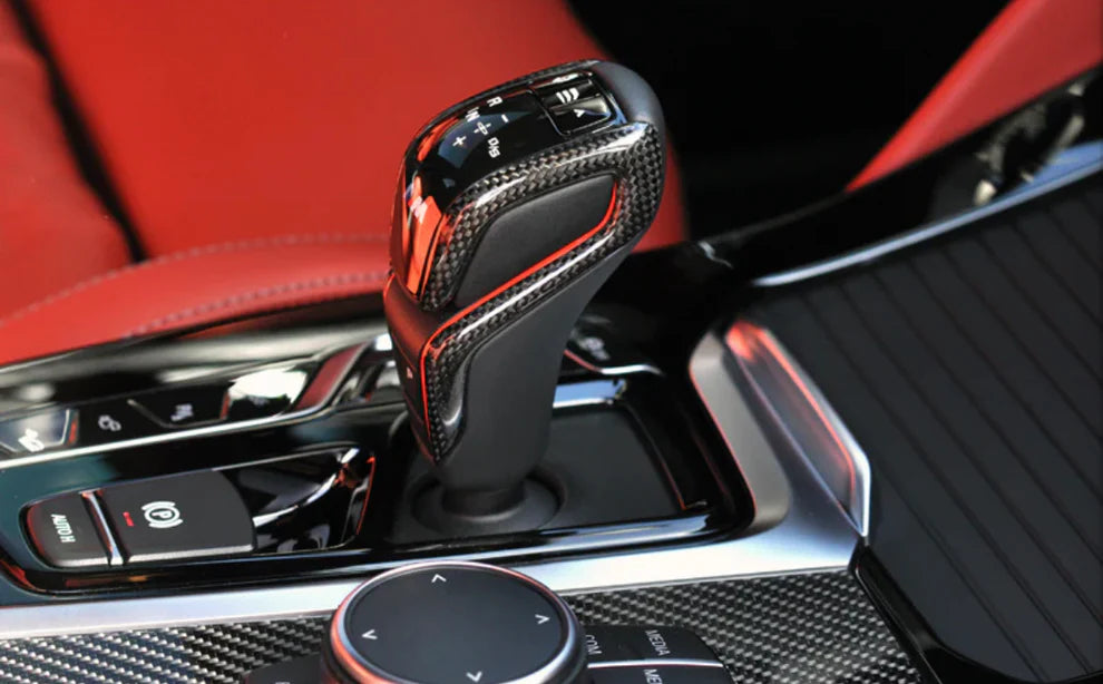 BMW F90 M5 & F97/F98 X3M & X4M Autotecknic Carbon Fiber Gear Selector Trim