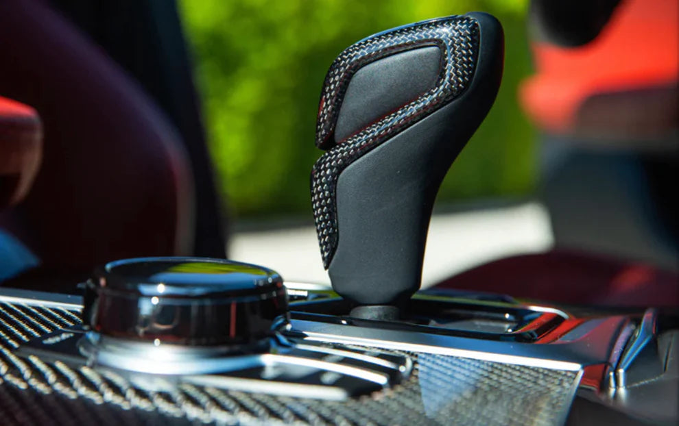 BMW F90 M5 & F97/F98 X3M & X4M Autotecknic Carbon Fiber Gear Selector Trim