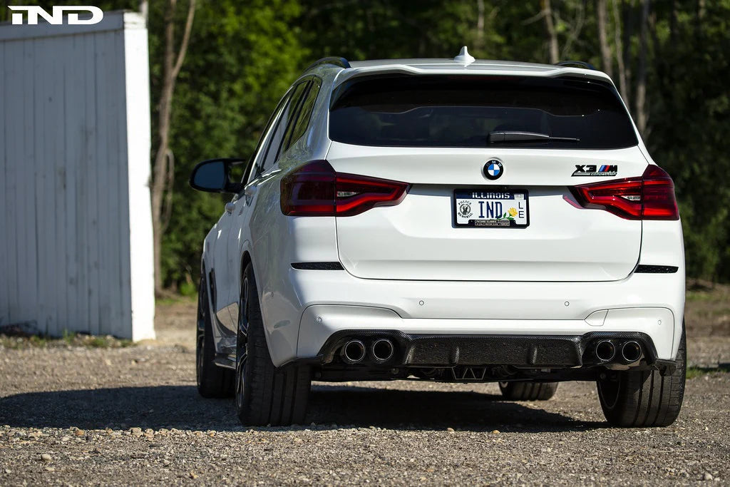 BMW F97 X3M 3D Design Carbon Fiber Rear Diffuser