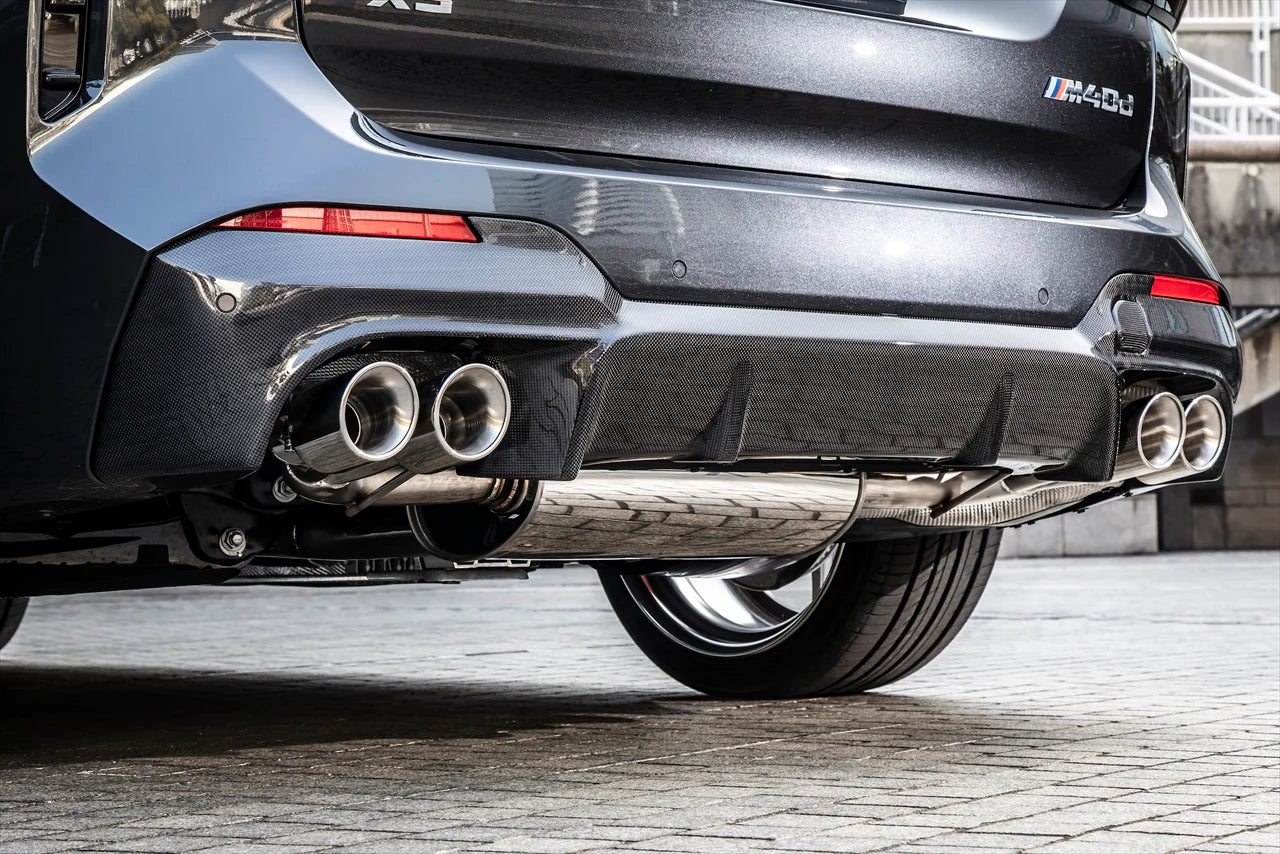 BMW G01 X3 M40i 3D Design LCI Carbon Fiber Rear Diffuser