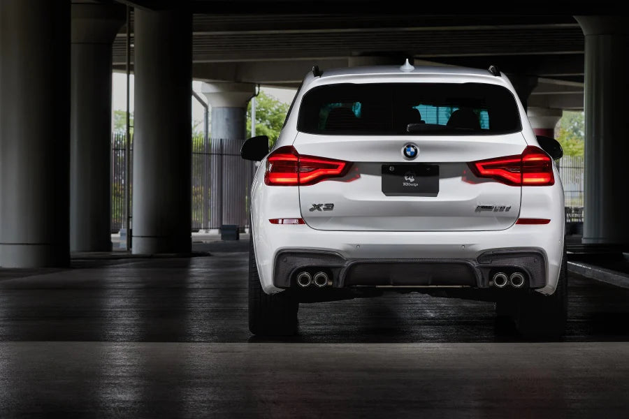 BMW G01 X3 Pre-LCI M40i 3D Design Carbon Fiber Rear Diffuser