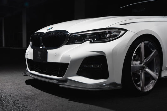 BMW G20 / G21 3-Series 3D Design M-Sport Carbon Fiber Front Lip