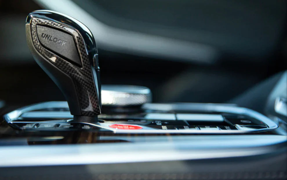 BMW G2X G4X 2, 3 & 4-Series Autotecknic Carbon Fiber Gear Selector Side Trim