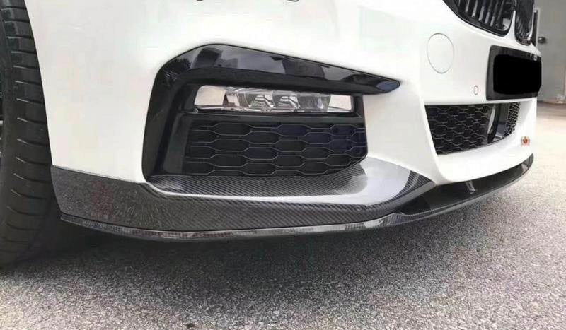 BMW G30 5-Series P Style 3 Piece Carbon Fiber Lip
