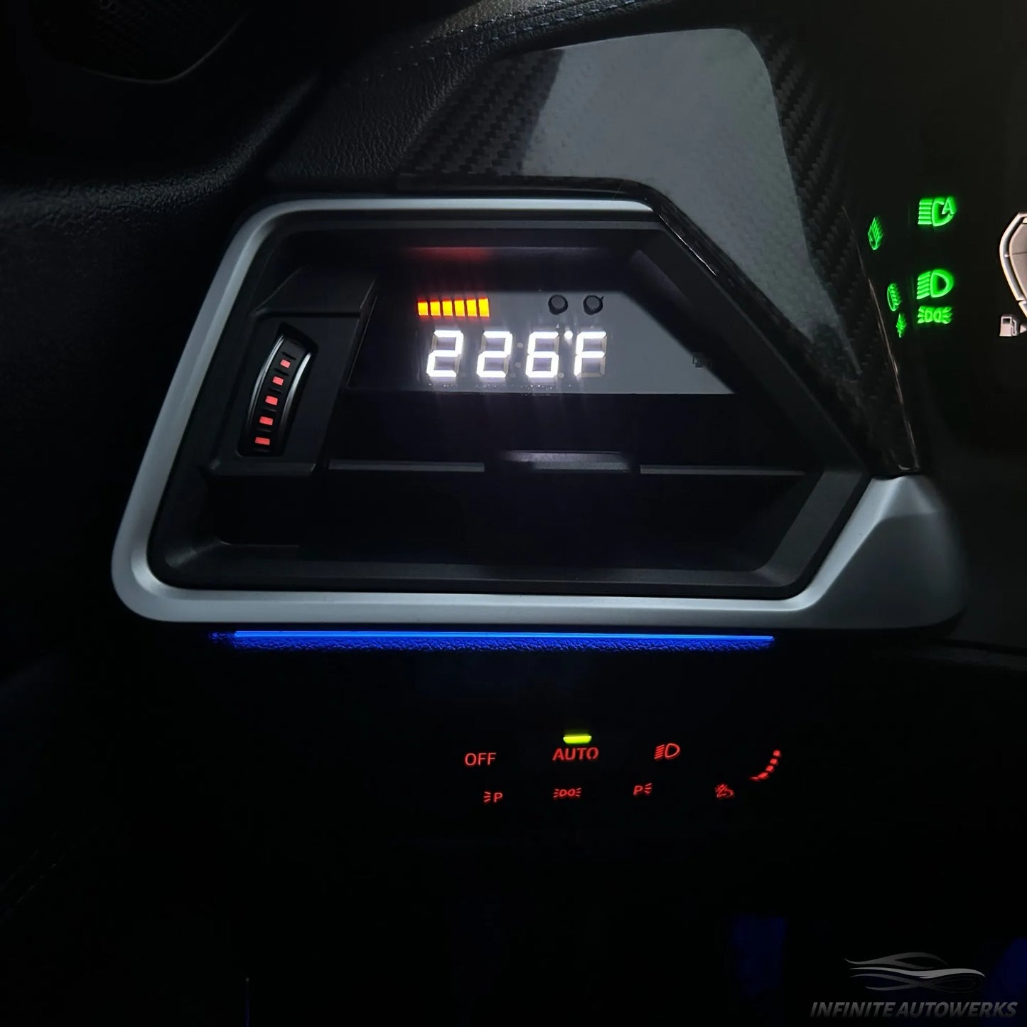 BMW G3X/F9X M5 & 5-Series P3 V3 OBD2 Vent Gauge