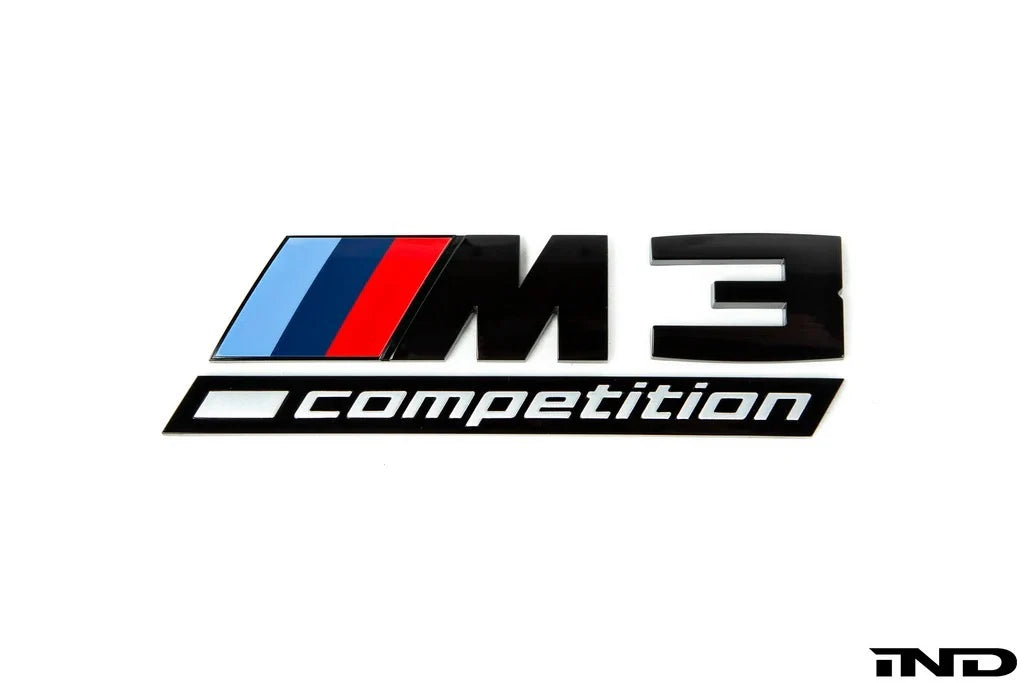 BMW G80 M3 Competition Trunk Emblem Badge